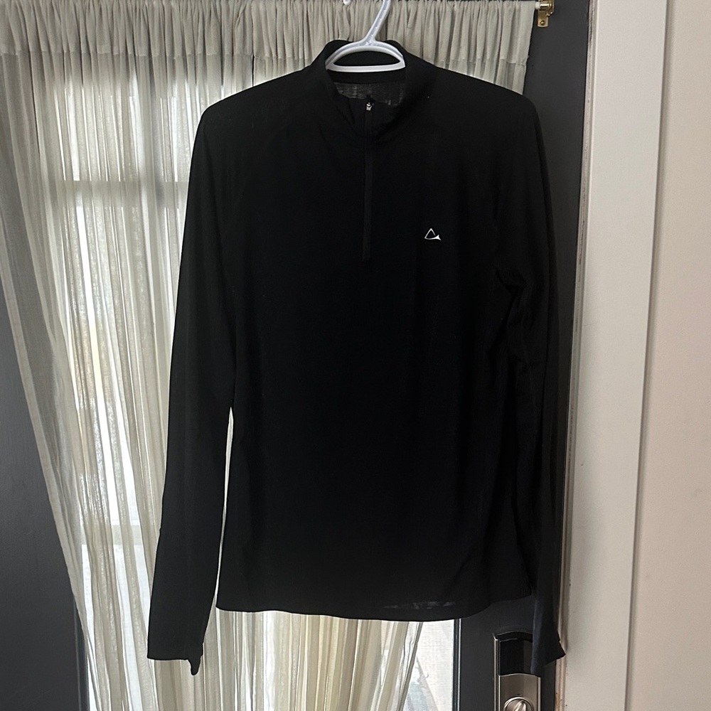 Paradox Midnight Black Zip-Up Sweater